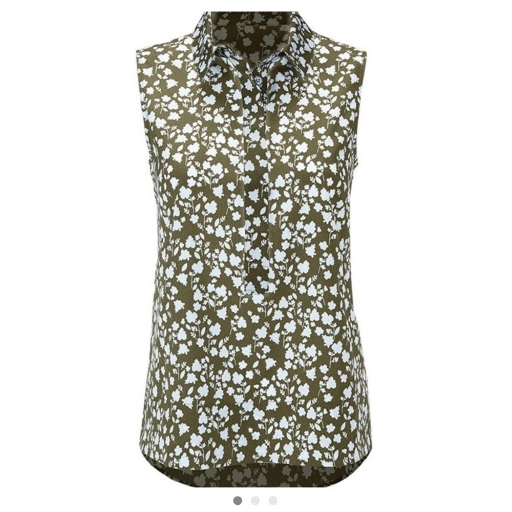 Cabi Keepsake Sleeveless Collar Blouse NWOT Size S